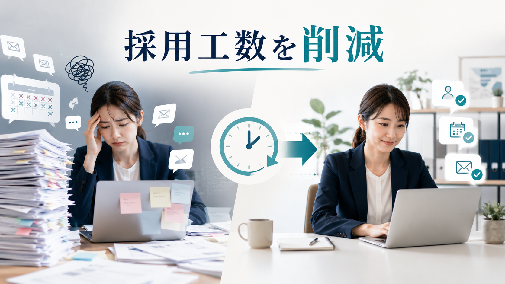 【2026年最新】採用工数を削減する方法 一人採用担当が知っておきたい業務の絞り方