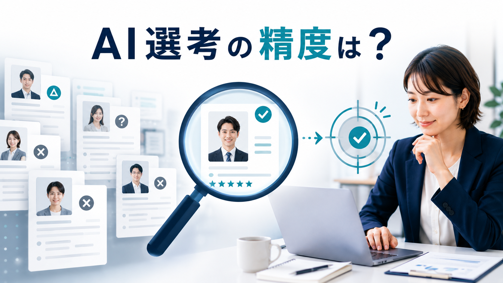 【2026年最新】AI書類選考の精度は信頼できる?精度を左右する要因と高め方